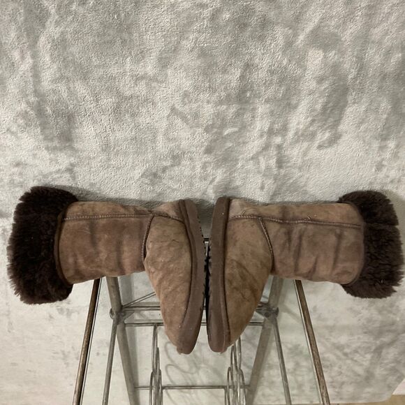 UGG Australia Women's Classic Tall Sheepskin Boots Brown Size 8 Style 5815 * - Picture 6 of 13